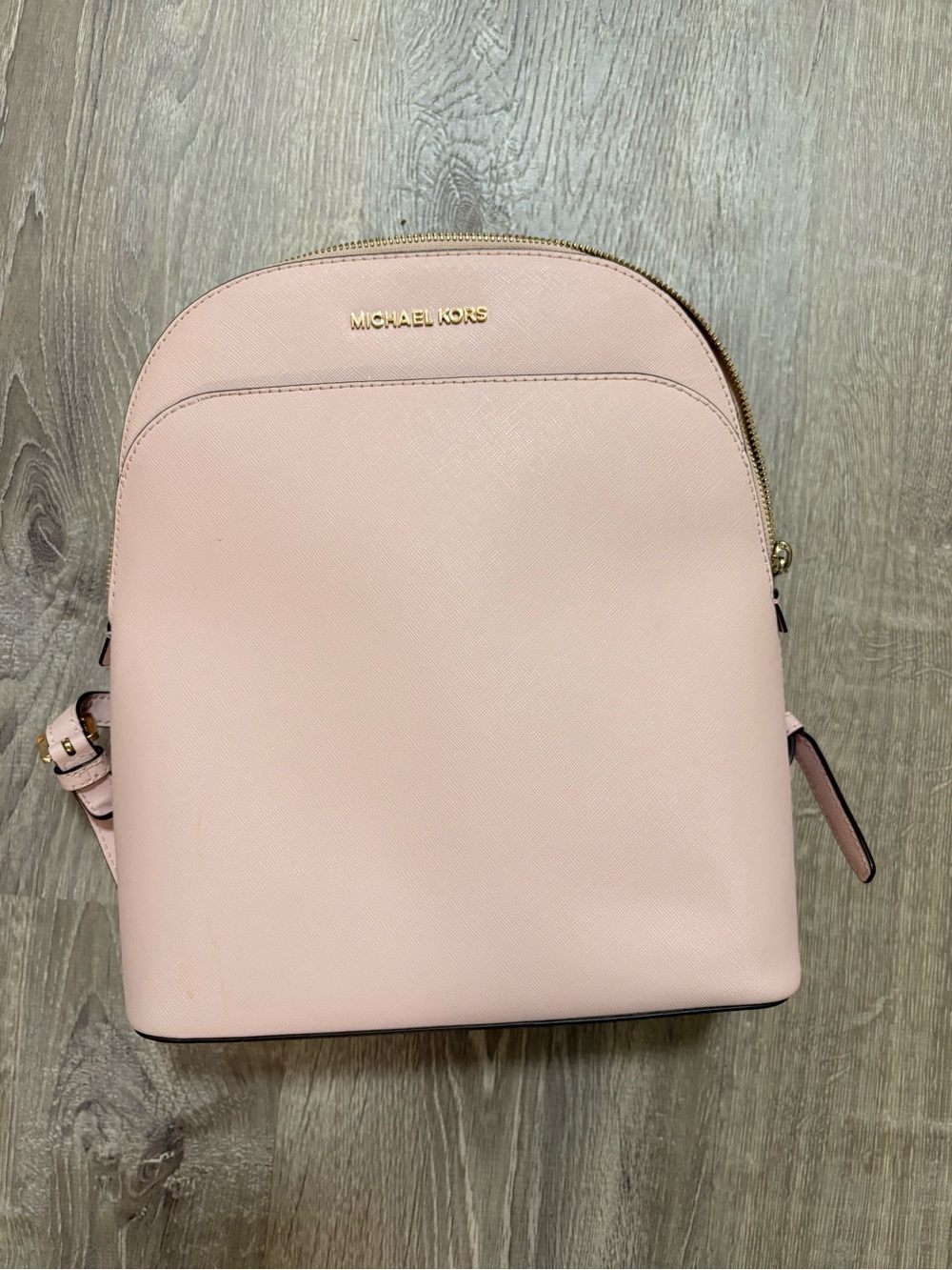 Michael Kors Blush Pink Saffiano Backpack